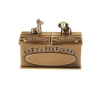 predolo Dentino | Due Scomparti Interni Separati, Scatolina custodidentino, Stile Vintage, denti, per Battesimo, Nuovi Genitori, Neonati, Bronzo Antico