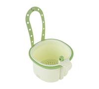 predolo di scarico per lavello da cucina, filtro da appendere al rubinetto, facile da pulire, porta spugna, pulsante di svuotamento automatico per, Verde