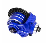 predolo Differenziale Auto RC Ingranaggio Trasmissione Modello Veicolo Assemblaggio Pignone Alloggiamento in Alluminio Lavorato Montaggio Semplificato con, Blu, 35T - 14T