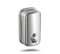 predolo Dispenser Manuale di Sapone da Parete Compatto Dispenser di Sapone da Parete Antiruggine Accessorio per Albergo, 800ML, Moderno E Minimalista