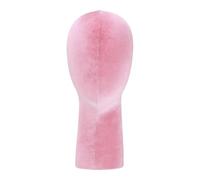 predolo Display parrucca Head Manikin Head Mannequin Head Display Display per il salone di bellezza o per le sciarpe auricolare, Rosa