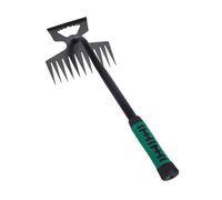 predolo Estirpatore Manuale per Erbacce in Acciaio al Carbonio a 11 Denti, Strumento da Giardino per la rimozione delle Erbacce, Ideale per la Coltivazione in, Manico Curvo