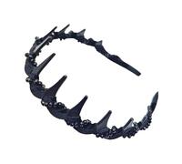 predolo Fascia per capelli, accessori decorativi per capelli, moda senza sforzo, antiscivolo per ragazze adolescenti, Nero