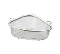 predolo Filtro a rete per lavello, raccogli-cibo, scolapiatti versatile, portaspazzole compatto, maglia fine, 22x17.5x7.5 Cm