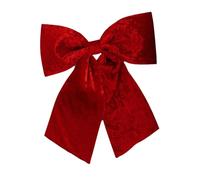 predolo Fiocco di nastro di velluto natalizio, fiocco decorativo per festival, ghirlanda fai da te, artigianato, bar, decorativo