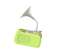predolo Fonografo per Bambini con 96 Carte per Imparare E Divertirsi, Dispositivo Musicale Portatile per Bambini Dai 3 Ai 6 Anni, Verde, Taglia unica bambino