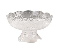 predolo Fruttiera con Piedistallo, Moderna Decorazione per La Casa, Vassoio Portafrutta Portatile, Centrotavola Decorativo Da Tavolo, Materiale PP, Design Dre, Trasparente