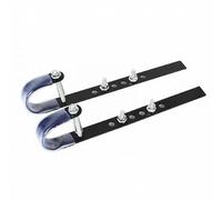 predolo Gancio per Cestino da Bici 4x2 Pezzi, Design Multi-Foro, Supporto Regolabile per Cestino da Bici, Sgancio Rapido per Mountain Biker, Pendolarismo, SHO, 3 Pezzi