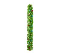 predolo Ghirlanda natalizia da 180 cm/70,87 pollici, realistica, ghirlanda natalizia verde al tatto, per camera da letto, esterno