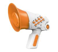predolo Giocattolo Cambia Voce, Mini megafono Portatile con Altoparlante e Amplificatore vocale per Campeggio, attività all'aperto, Orangina