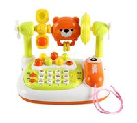 predolo Giocattolo telefonico per bambini con musica e luci, gioco di educazione precoce Macchine per storie telefoniche per bambini per ragazzi, regalo per