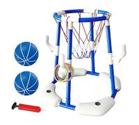 predolo Gioco Basket Piscina Bambini Portatile Cestino da Basket Galleggiante per Esterno, Blue