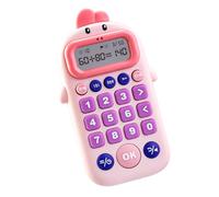 predolo Gioco di Matematica Calcolatrice Elettronica Addizione Sottrazione Moltiplicazione Divisione Giocattoli matematici Giocattolo educativo per Bambini in, Rosa