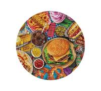 predolo Gira E Risolvi Il Puzzle, Regalo di Compleanno per Bambini E Adulti, hamburger, Taglia unica