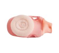 predolo Guanto da bagno, Guanti da doccia, Detergente per la pelle, Guanti creativi per la pulizia profonda del corpo, ROSA