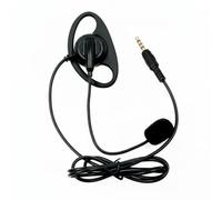 predolo Headset con Auricolare a Gancio E, 1 Metro, Cuffia Monoaurale Con Microfono, Spina Da 3.5mm Dritta, 4 Sezioni