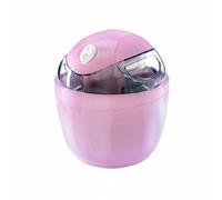 predolo Ice Cream Maker Salvaspazio Gelatiera Elettrica da Tavolo Single-Button Gelatiera Compatta da Banco per Famiglie, Bambini, Cucina di Casa, Light Pink