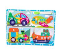 predolo in Legno per Bambini 2 in 1, Tavolo da Disegno per l'apprendimento precoce, Gioco bifacciale, per Bambini in età prescolare, Trasporto