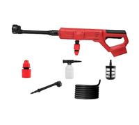 predolo Kit di Lavaggio Auto con idropulitrice, ugello Regolabile 6 in 1, idropulitrice elettrica Senza Fili per pareti, Pavimenti, Giardino, Recinzione,
