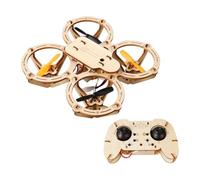 predolo Kit Fai-da-Te in Legno per Costruire Un quadricottero RC, Kit di apprendimento STEM Pratico, Telecomando Versatile per Bambini, Modello di