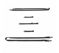 predolo Kit Fissaggio Ombrellone a Sbalzo Robusto Cinghia Antivento Ombrellone Facile da Montare Arredo Esterno per Terrazza, Cinturino Di Ricambio Per Borsa, 5 Pezzi, Stile B, Nero, 132 Cm