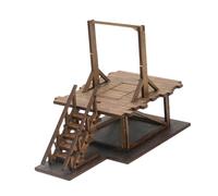 predolo Kit Modello di Edificio per forche 1/72 Fai da Te, Facile da Montare, Puzzle in Legno 3D, Modello di architettura da Tavolo di Sabbia