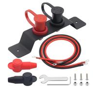 predolo Kit Morsetti Terminali Batteristerni Isolato Terminale Ponte con Capocchia a Vite Resistente Corrosione Morsetto per Meccanici
