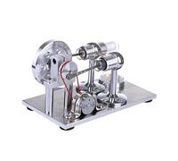 predolo Kit Motore a Vapore, Strumento didattico da Laboratorio, elettricità per la Scuola e la casa, generatore di energia, Fisica, Scienza, Vapore, Calore,