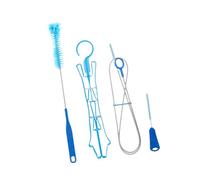 predolo Kit per la pulizia della sacca idrica con spazzola lunga e flessibile, ideale per campeggio, escursionismo, arrampicata e pesca, Blu