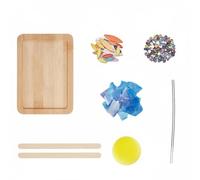 predolo Kit Sottobicchiere Mosaico Fai da Te Accessori Completi Kit per Sottobicchieri a Mosaico Fai da Te per Principianti, Ufficio