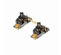 predolo Kit Stabilizzatori Vite Struttura Elastica Adattiva Stabilizzatori a Montaggio PCB Cuscinetti in Politetrafluoroetilene Inclusi, Black Gold, Hand Lubed