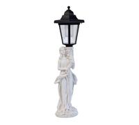 predolo Lampada Decorativa Impermeabile Lampada a energia Solare Statua, Decorazione, per Patio, del Giardinaggio, Bianco Destro