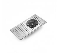predolo Lavabicchieri Automatico Antiruggine Risciacquatore Automatico Bicchieri Perdite Ridotte Lavabicchieri da Lavello per Gestione di Caffetterie, Bancone, Moderno, Argento, Piccolo