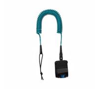 predolo Leash a Spirale per Paddleboard Resistente Agli Strappi Corda Elastica per Paddleboard Durevole per Paddleboarder, Principianti, Mare, Onde, Verde