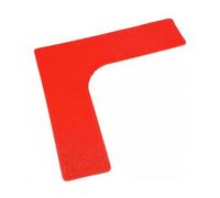 predolo Linee Tennis Marcatori Campo Indicatori Terreno Tappetini in Pvc Leggeri Riutilizzabili per Tracciare Percorsi di Drill Adatto per Allenamento Tennis Lezioni di Gruppo Bambini, Rosso