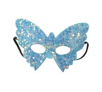 predolo Maschera a Farfalla per Feste, Maschera per Il Viso, Mezza Faccia, Vestito, Spettacolo, Accessorio per Costume, Festival, Travestimento, Azzurro