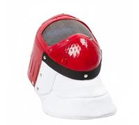 predolo Maschera da Scherma per Bambini, Anti-Perforazione, Casco Protettivo da Scherma Leggero, Maschera Protettiva a Rete per Principianti, Rosso