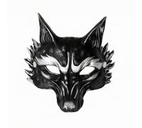predolo Maschera da Spaventosa | Design Tridimensionale Scolpito, Comodi Fori per i Occhi, Maschera di in Schiuma, Halloween
