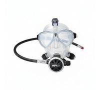 predolo Maschera Pieno Viso da Sub Vetro , Trasparente , Maschera Facciale Completa Trasparente Con Erogatore Di Secondo Stadio E Tubo A Media Pressione
