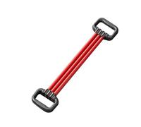 predolo Men Resistance Band Elastico Resistenza Espansore Torace Banda Allenamento Tonificatore Braccia Regolazione 20-120 Libbre con 6 Tubi Impugnature, Rosso