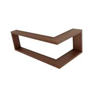 predolo Mensola angolare da Parete, Facile da installare, Multiuso, in Legno Rustico, da Parete, per Soggiorno, 1 Pc