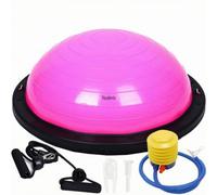 predolo Mezza Sfera Elastiche Resistente P da Equilibrio con Pompa Compatto Mezza P da Ginnastica per Pratica Posturale, Array, Rosa