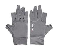 predolo Mezzo Dito Guanti Guanti Estivi Nylon Silicone Antiscivolo Confortevoli Assorbenti Universali per Sport Outdoor Guida Ciclismo Campeggio Dono, Due Mezzo Grigio