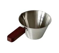 predolo Misurino per caffè Espresso, cucchiaino da caffè, misurazione Trasparente, Tazza di Estrazione Unica da 100 ml, Padella per Olio, Succo, Riso, Latte, Argento