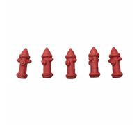 predolo Modello di Idrante in 1/64 Superficie Liscia Idrante per Diorama Stradale Effetto Invecchiato Set Idranti per Micro Paesaggi per Modellisti