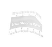 predolo Modello di righello per modellare le sopracciglia, posizionamento di un righello per sopracciglia in acrilico leggero, guida al disegno rapido per, 5.7 Cm X 4.2 Cm