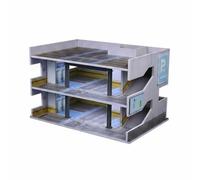 predolo Modello Parcheggio Giapponese 1:64 Espositore Parcheggio Multipiano Con Illuminazione LED Edificio in Miniatura per Collezionisti, Esposizione
