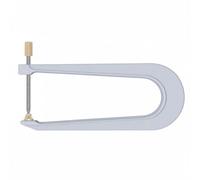 predolo Morsetto Violino Professionale Regolabile Testa in Ottone Orientabile Struttura Resistente per Riparazioni Adatto per Strumenti Ad Arco E Laboratori, 152MM