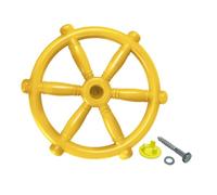 predolo Nave Pirata, Ruota, Giocattolo, casetta da Gioco per Esterni, Attrezzature per parchi Giochi, Accessori per palestre, Case sugli Alberi, Scale per, Giallo