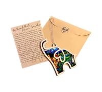 predolo Ornamento per Biglietti Regalo Fatto a Mano, Ornamento Pasquale in Legno, Regalo Dell'amicizia per Sorelle, Regali di Compleanno, Blu